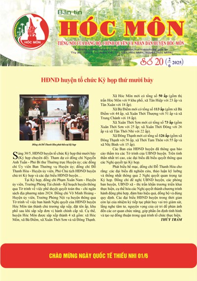 Bản tin Hóc Môn số 20